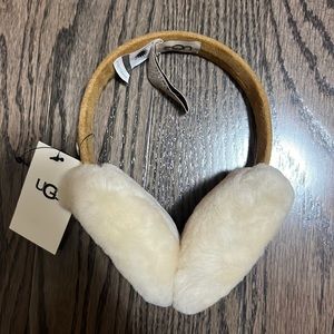 Ugg shearling earmuff, new with tags